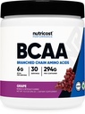 Nutricost BCAAパウダー(Grape、30サービング) - 最適2:1:1、ベジタリアン、非GMO