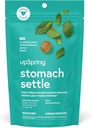 UpSpring の胃はジンジャー、レモン、Spearmint、および B6 と Occasional Nausea の救助/Upset の胃のための低下を置きます。 ミントの味の低下、28 Ct (包装 5 月 Vary)