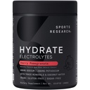 スポーツリサーチ® 水素酸電解液粉末 - ビタミン、ミネラル、ココナッツ水で砂糖を含まない&自然に風味付け - 水分補給をサポート - チェリーポムグレート - 90 サービング