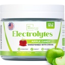 ゼロ砂糖 - アップルキャンディ電解液パウダー - リフレッシュ水和 - すべての天然成分とカフェイン無料エネルギー - ビーガン、ケト、およびペレオ - 砂糖無料電解液ドリンクミックス - と 30 サービング