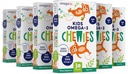 オメガ3グミー - 超高DHAChewableゲルガミー - 子供のためのサポート脳と目の健康 - 砂糖フリーナチュラルフルーツ味 - キッズオメガ3魚油ガミー(6パック)