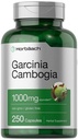 ホアバッハ Garcinia Cambogia Extract Pills | 1000mg | 250カプセル | ハーブエキスサプリメント | 非GMO、グルテンフリー