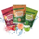 FocusFuel Energy Chews - 試用サイズバラエティサンプルパック(9サービング) - 100mgカフェイン+アルファGPC + L-テアニン+ B12、マグネシウム - ピーチ、グリーンアップル、イチゴレモナード味 - クラッシュまたはジッターなし