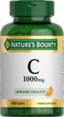 Nature's Bounty Vitamin C 1000mg、免疫サポートサプリメント、強力な抗酸化剤、1パック、100カプレット