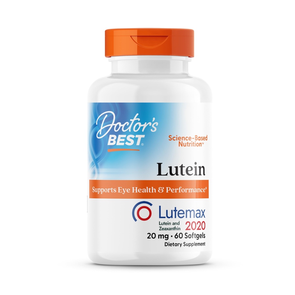 医者のベストルテイン、サポート目の健康及び性能、非GMOのグルテンフリー、20のmg、60のSoftgels