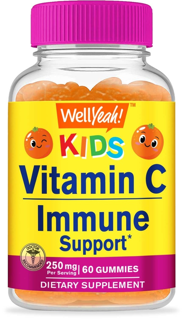 WellYeahキッズビタミンCグミー(250mg) - 60グミー