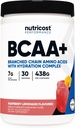 Nutricost BCAA + ハイドレーションパウダー(ラズベリーレモネード)30サービング - 分岐させたチェーンアミノ酸とハイドレーションコンプレックス - グルテンフリー、非GMO