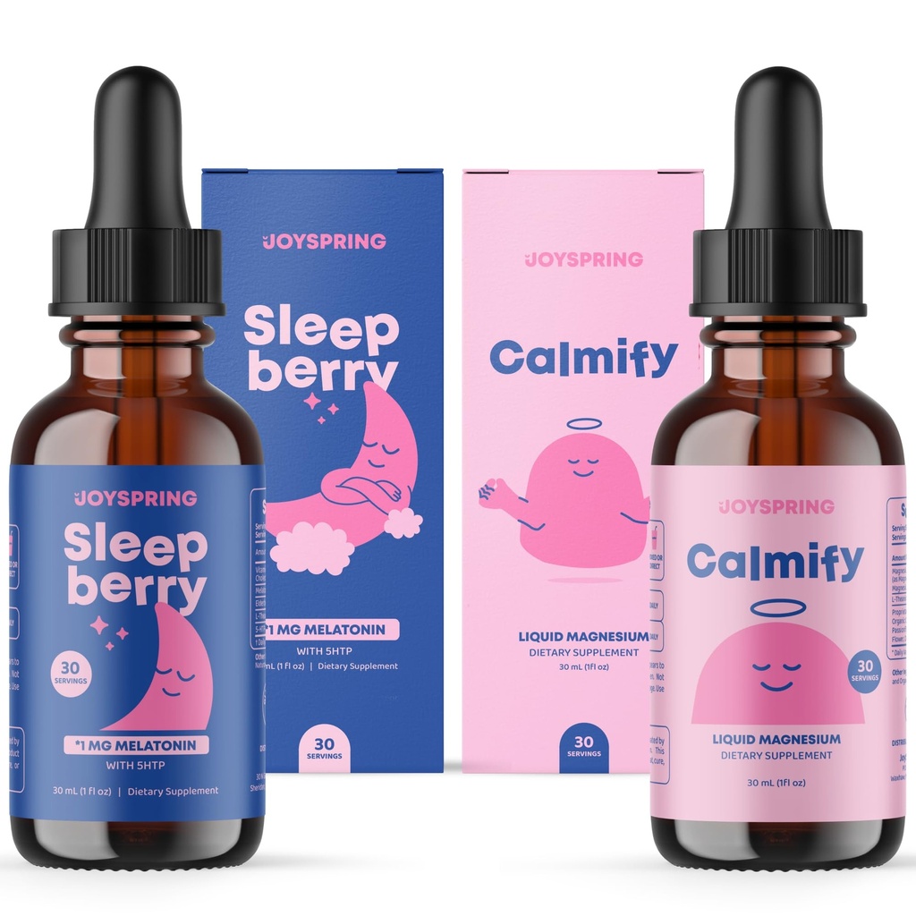 子供のためのJoySpringのマグネシウムのクエン酸塩の液体及びマグネシウムのGlycinateおよびSleeberry Melatonin 1MG