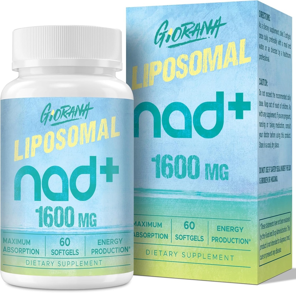 1600のMGのLiposomal NAD+の補足、NAD+のboostingの補足、優秀な吸収、老化の防衛、長寿、エネルギー、修理、非GMO、60のSoftgelsのためのビタミンB3
