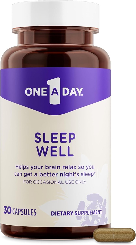1日眠りサプリメント - 大人のための睡眠サプリメント, パッションフラワーとメラトニンとの睡眠サポート, 睡眠サポート