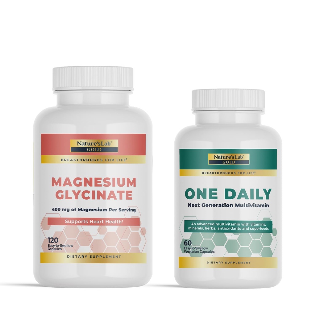 Nature's Lab Gold 1日マルチビタミン + マグネシウムグリシン