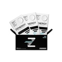 ZENERGYエナジーガム - ミントフレーバー | 50mgカフェイン + 35% B6 と 45% B12 ビタミン | ビーガン, 0 砂糖, 0 カロリー, 0 グルテン, 0 アスパルテーム, 非GMO, インスタントアクション | 3 パック = 24 カウント
