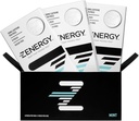 ZENERGYエナジーガム - ミントフレーバー | 50mgカフェイン + 35% B6 と 45% B12 ビタミン | ビーガン, 0 砂糖, 0 カロリー, 0 グルテン, 0 アスパルテーム, 非GMO, インスタントアクション | 3 パック = 24 カウント