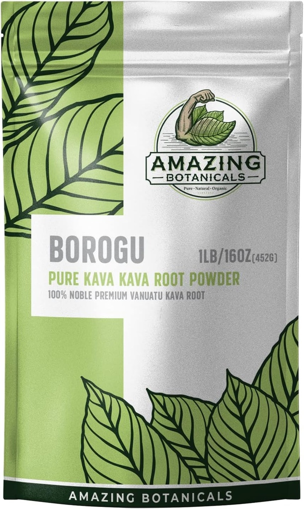 アメイジング・ボタニカル・カヴァ・ルート - 新鮮なボログ・カヴァ・ルート - 100%ノーブル・カバ・カヴァ16oz/1lb、ピュア・ファインスト・フレッシュ・バヌアツ・カバ・ルートの1ポンドバッグ