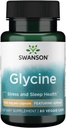Swanson のアミノ酸の Ajipure のグリシンの薬剤の等級 500 のミリグラム 60 の野菜のカプセル