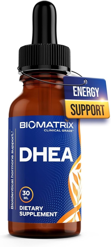BioMatrix DHEAの液体の低下–カプセルかタブレットの3X吸収–DHEA 50のmgおよびDHEA 100のmgへの調節可能な代わり–男性および女性30のmlのためのマイクロ化されたDHEAの補足、500のサービング