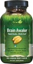Irwin Naturals Brain Awakeは、メンタルパフォーマンスを高め、焦点を増加させ、Clarity & Concentration - L-Theanine、Bacopa、MCTの&InnovaTeaの強力な向知性ブースター - 60液体Softgels