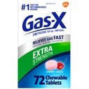 ガス-Xの余分強さのChewableガス救助は浮動の救助のためのシメチコン125のmg、チェリー- 72の計算と錠剤にします