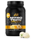 マッスルテックウィープロテインパウダー(Vanilla Cream、2LB) - Nitro Tech Whey Protein Isolate Smoothie Mix for Lean Muscle & Recovery - 24g of Whey Gold for Women & Men - 包装 May Vary