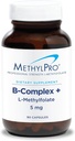 MethylPro B-コンプレックス + L-Methylfolate 5 mg - 女性と男性のためのメチル化されたビタミンBコンプレックス、Folate、ナイアシンおよびビオチン、VIT Bの補足との細胞エネルギー サポート - 90 ビーガンカプセル