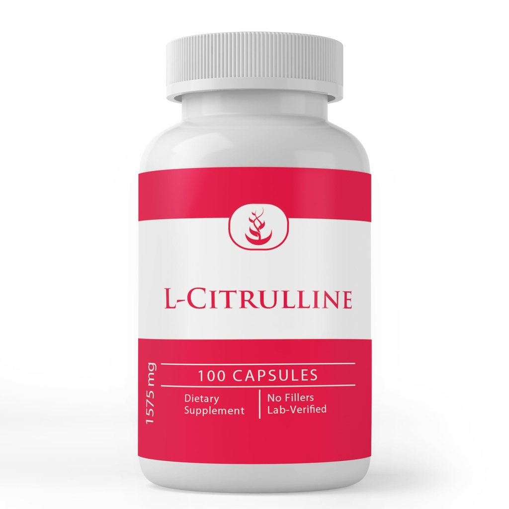 純粋で元の原料 L-Citrulline、(100カプセル) 常に純粋、添加物か注入口、実験室は確認しました
