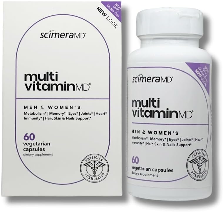 ScimeraMD® MultivitaminMD ミネラル、酸化防止剤およびメタボリズム、共同サポート、毛、皮および釘、60 CTのためのSuperfoodの組合せが付いている完全なスペクトルの補足のカプセル