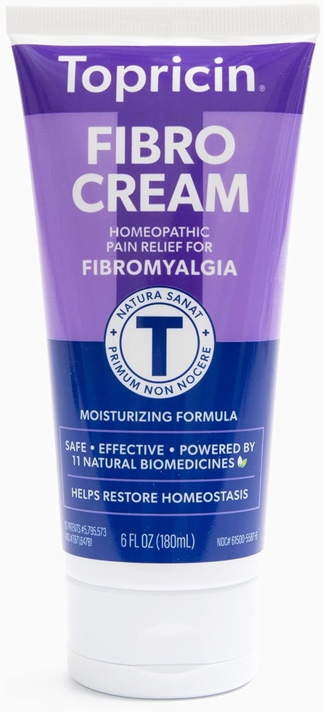 Topricin FIBRO痛みの緩和クリーム(6オンス) - 特許取得済みの式で線維筋痛の迅速な救済 - 線維筋痛のエピソードの持続性と強度を減らし、睡眠を改善し、エネルギーを回復