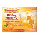 Emergen-C 1000mg Vitamin C Immune Support Powder Tangerine 30CT includes Zinc, Manganese, 7 B Vitamins and Electrolytes for Back to School Essentials