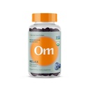 Om のきのこのスーパーフードはグミーをリラックス – 28 サービング – ブルーベリー Reishi & Ashwagandha Gummies for ストレス救済, リラックス & 気分のサポート