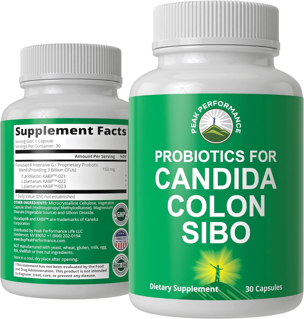 Candida、コロンクレンズ、IBS、SIBOサポート用のプロバイオティクス。 医師の推奨プロプライエタリマイクロバイオムリセットプロバイオティクスサプリメント。 女性のための腸の健康および成長の処置のカプセル及び人