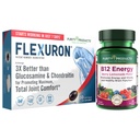 純度プロダクト Flexuron の接合箇所の方式 + B-12 エネルギー メルトの Flexuron (Krill オイル、低い分子量 Hyaluronic 酸、アスタキサンチン) - B12 エネルギー メルト(Methylcobalamin B12、ビタミン D3、Biotin +多く)