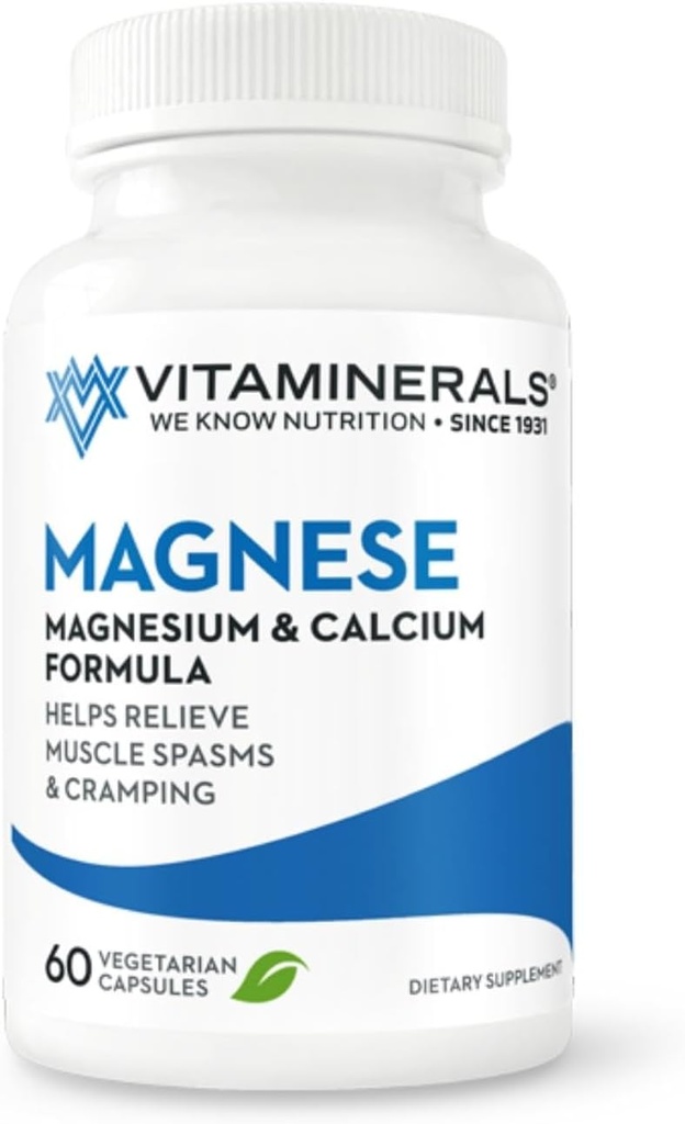 VITAMINERALS 10 Magnese®の骨及び筋肉サポート60の野菜の帽子