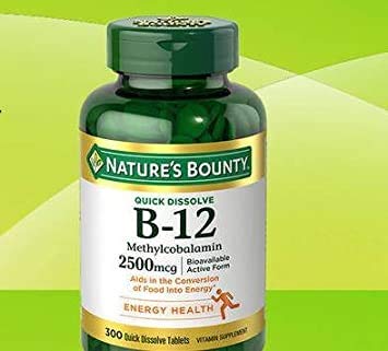 Nature's Bounty B-12 2500mcg, 300 タブ