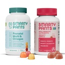 SmartyPants Prenatal MultivitaminsおよびProbiotic免除の束:Omega 3の魚油(EPA/DHA)、Biotin、Methylfolate、ビタミンD3、Cの消化及び免疫サポート補足(30日の供給)
