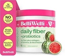 女性&男性のためのBelli Welli繊維の補足 - 追加のコラーゲン、電解液とプロバイオティクスを備えた有機アカシアからプレミアムデイリーファイバーパウダー - 漂白剤、便秘&腸の健康サポート(スイカ)なし