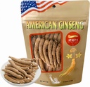 Zen Ginseng - アメリカンウィスコンシン・ギン・ルートの4オンスバッグ - 非GMO、グルテンフリー。 スープ、紅茶、コーヒー、ジュース、スムージー、ベーキング(小さなロングルート4オンスバッグ)にこのGinsengを追加します。