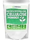 XPRS Nutraの微結晶のセルロースの粉-無臭のセルロース繊維の粉- 100%の純粋な粉にされたセルロースの補足はPillのバインダーの組合せおよびセルロースのり(1.10ポンド)のための不溶性繊維です