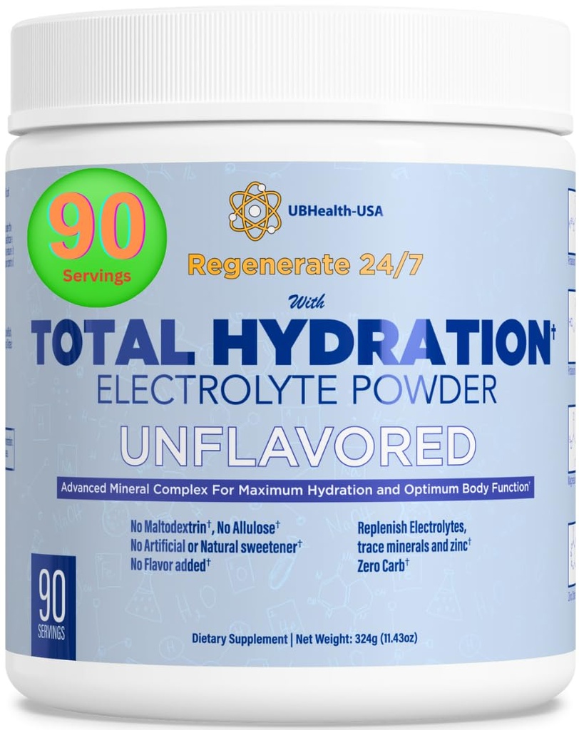 総水和の電解物の取り替えの組合せ(90のサービング、Unflavored)