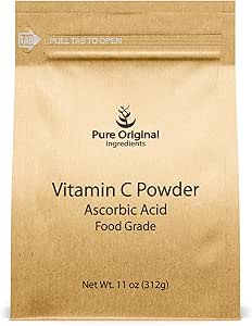 PURE ORIGINAL INGREDIENTS Vitamin C Powder, 11 oz, Ascorbic Acid