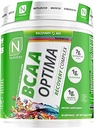 NutraKey BCAA Optima のポストのワークアウトの回復複合体、砂糖無し、炭水化物、回復援助、虹