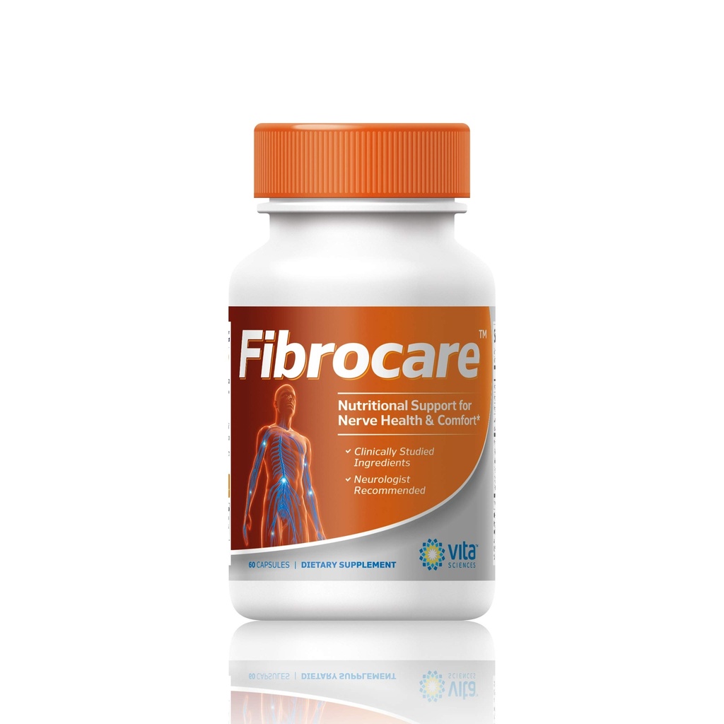 Vita 科学 FibroCare Fibromyalgia サプリメント のための 速い修理 神経の健康. 自然なR-ALAの形態40xのビタミンおよび酸化防止剤との強さはフィート、手、足およびつま先を更新し、活性化します。60 Ct。