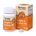 Renzo の明るい & ビタミン B6 の分解の子供のビタミン B6 の 60 の砂糖なしのメルティー タブ、O Oh のオレンジは風味付けしました
