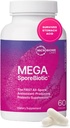 Microbiome Labs MegaSporeBiotic Probiotics for Women & Men - 定住性健康のための実証済みのプロバイオティクス - 保存安定性と旅行フレンドリー(60カプセル)