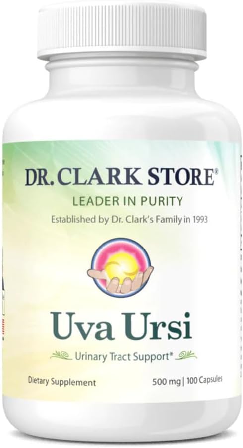 クラークストアUva Ursi尿路のサポート - 500 Mg、100ビーガンサプリメント、免疫ブースター