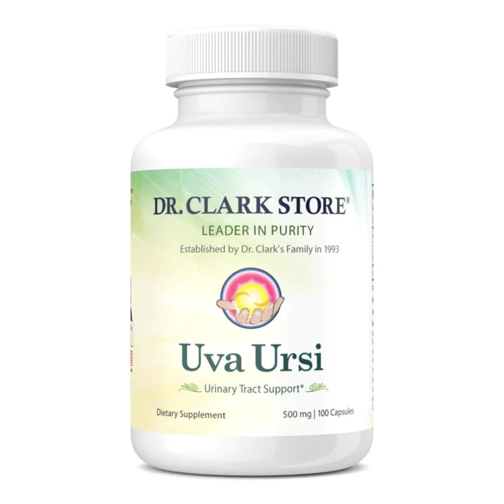 クラークストアUva Ursi尿路のサポート - 500 Mg、100ビーガンサプリメント、免疫ブースター