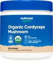 Nutricost有機コルディセプパウダー100グラム - USDA認定有機、非GMO、グルテンフリー