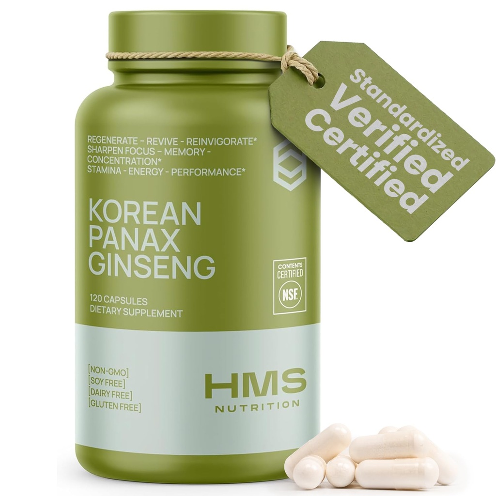 韓国の赤いPanax Ginseng 2000mg 120のビーガンは極度の強さのエキスNSFによって証明される補足、高いGinsenosidesはエネルギー、スタミナ、性能および明白を支えます