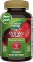 Nature's Way CranRx Cranberry Gummies、Urinary Tract Health Support*、100% 全クランベリー フルーツ D-Mannose、ビタミンC、50 グミ (パッケージ 5 月 Vary)