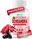 800MG Schisandraの有機性エキス、Scisandraの補足、エネルギー サポート、肝臓の健康、酸化防止保護及び消化のウェルネスのためのScisandraの果実のSoftgels - 60のSoftgels、米国製