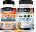 高い吸収のマグネシウムのBisglycinateのカプセル(1か月の供給)プラスのグルコサミンのコンドロイチンMSMの三重の強さの共同サポート補足(1か月の供給)